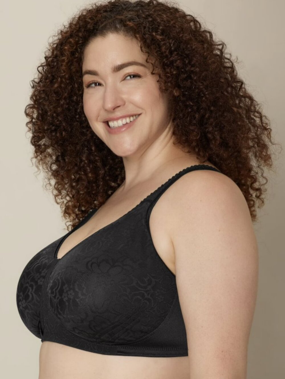 Playtex 18 Hour Ultimate Lift & Support Wireless Bra Black 36C Women's NWT
